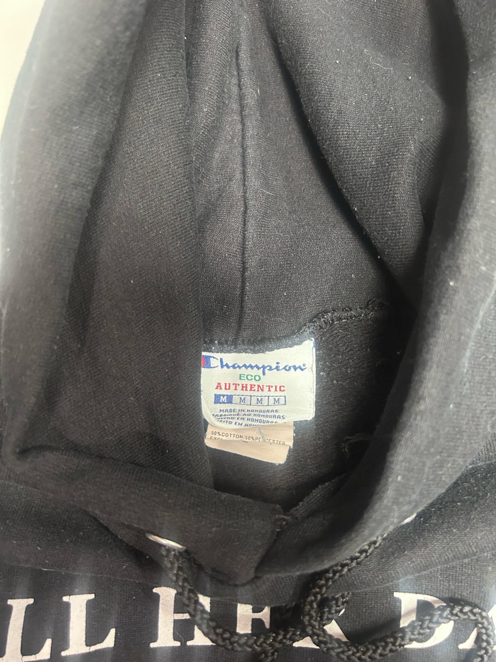 Champion Black "CALL HER DADDY" Graphic Pullover Hoodie - Picture 5 of 6